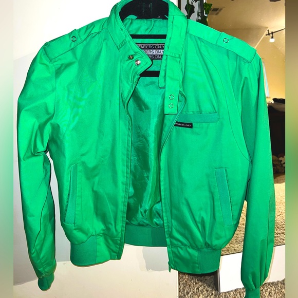 Members Only Jackets & Coats Vintage Green Members Only Bomber